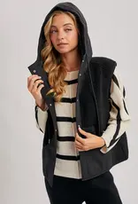 509 Broadway Sherpa Hooded Vest