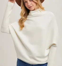 509 Broadway Slouch Neck Dolman Sleeve Pullover