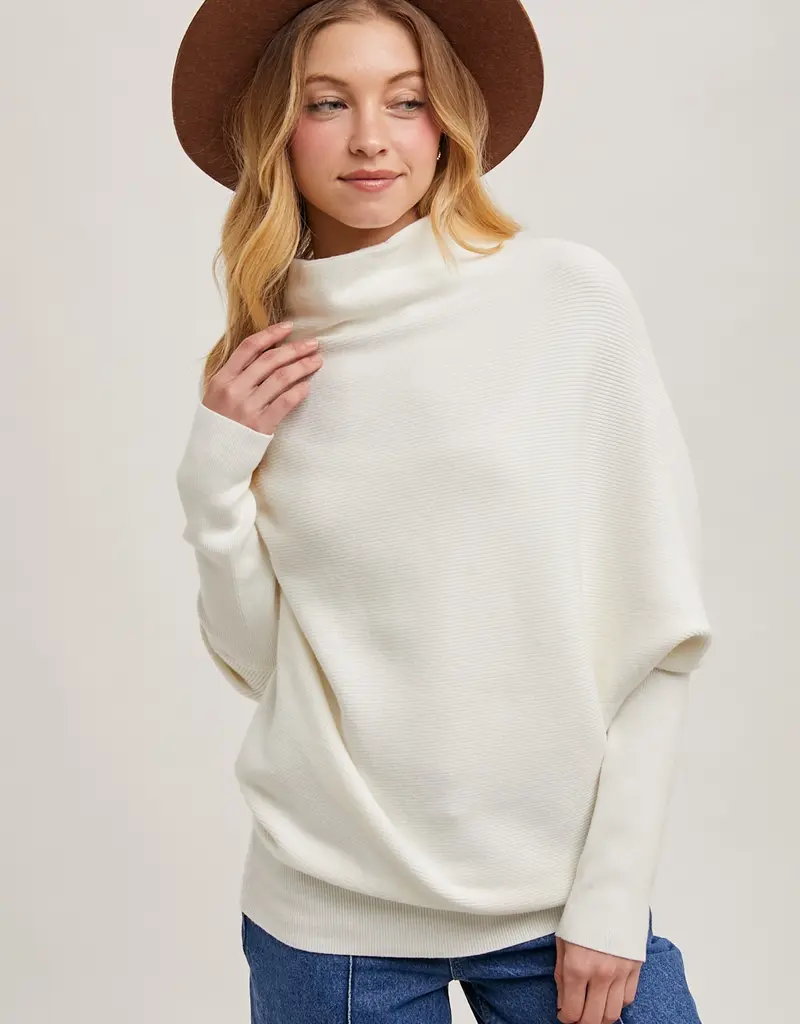509 Broadway Slouch Neck Dolman Sleeve Pullover