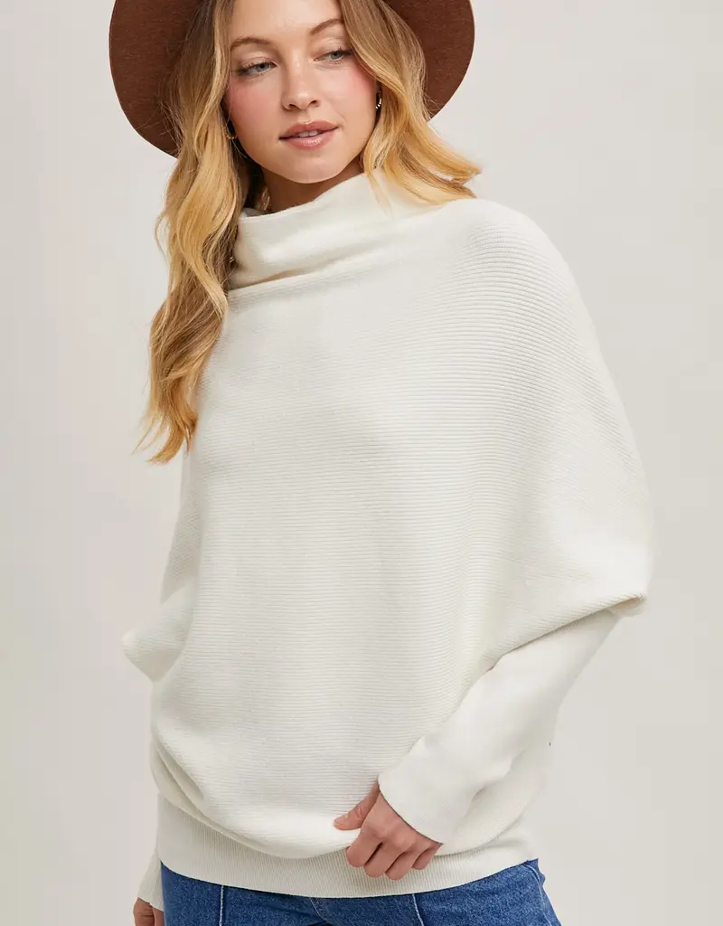 509 Broadway Slouch Neck Dolman Sleeve Pullover