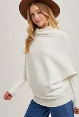509 Broadway Slouch Neck Dolman Sleeve Pullover