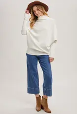 509 Broadway Slouch Neck Dolman Sleeve Pullover