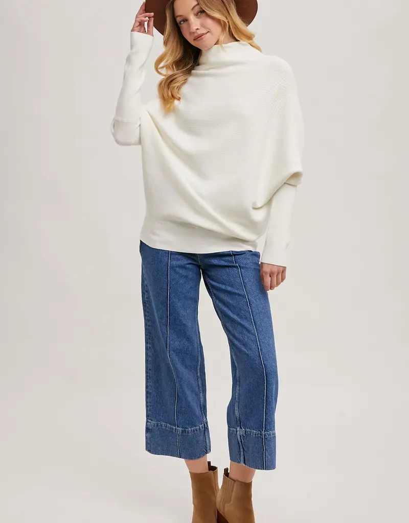509 Broadway Slouch Neck Dolman Sleeve Pullover