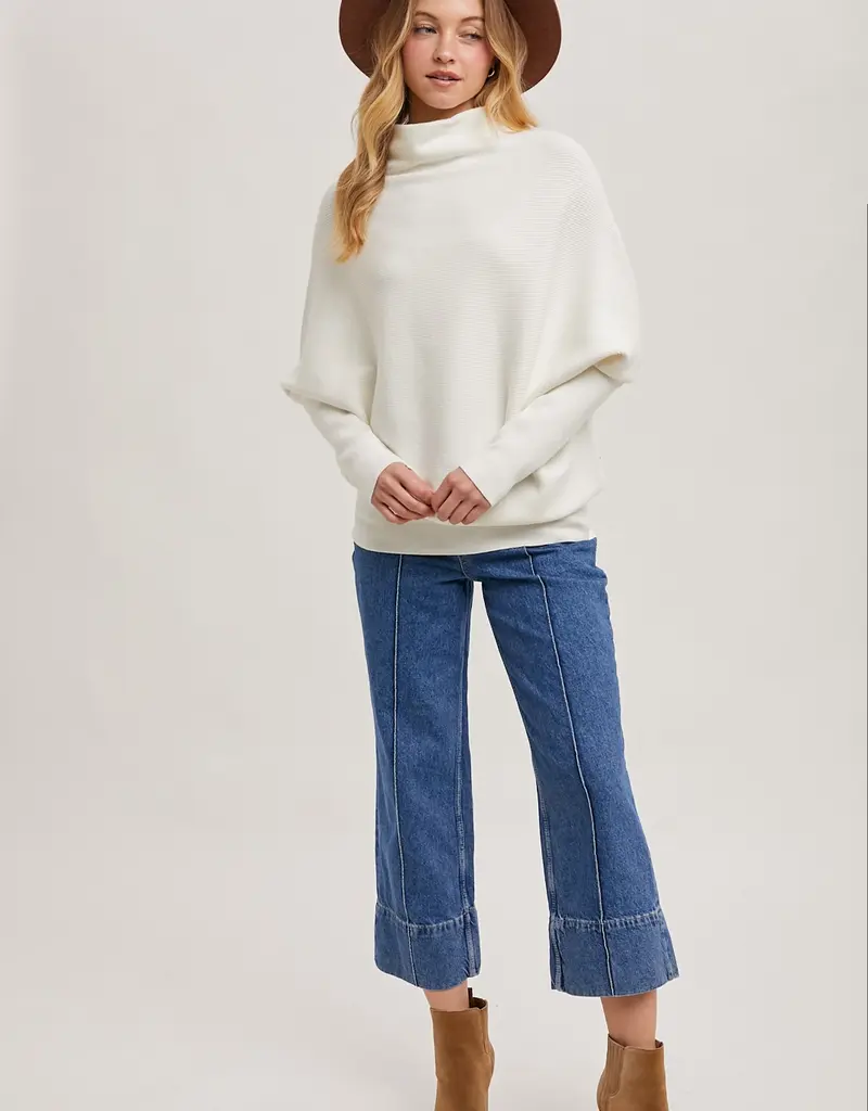 509 Broadway Slouch Neck Dolman Sleeve Pullover