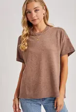 509 Broadway Crew Neck Knit Top