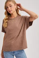 509 Broadway Crew Neck Knit Top