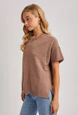 509 Broadway Crew Neck Knit Top