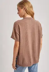509 Broadway Crew Neck Knit Top