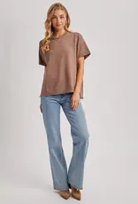509 Broadway Crew Neck Knit Top