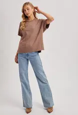 509 Broadway Crew Neck Knit Top