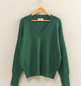 509 Broadway Relaxed Fit V-Neck Sweater