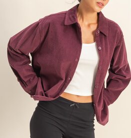 509 Broadway Relaxed Fit Corduroy Shirt Jacket