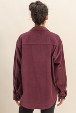 509 Broadway Relaxed Fit Corduroy Shirt Jacket