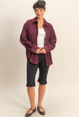 509 Broadway Relaxed Fit Corduroy Shirt Jacket