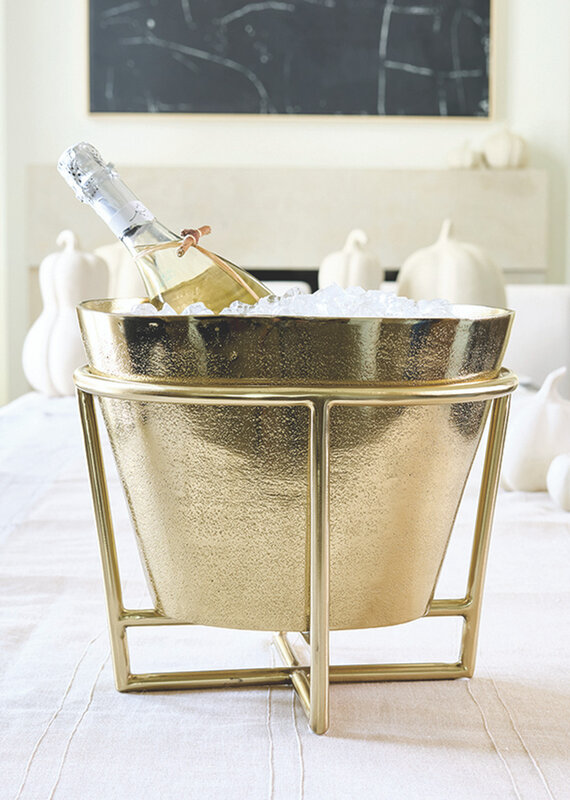 509 Broadway Gold Champagne Bucket