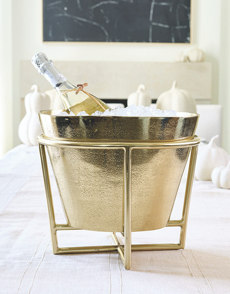 509 Broadway Gold Champagne Bucket