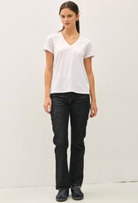 509 Broadway Jersey V-Neck Top