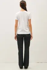509 Broadway Jersey V-Neck Top