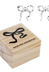 509 Broadway Bow Treasure Box Earrings
