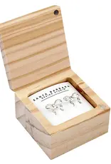 509 Broadway Bow Treasure Box Earrings