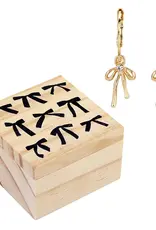 509 Broadway Bow Treasure Box Earrings