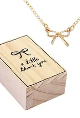 509 Broadway Bow Treasure Gift Necklace