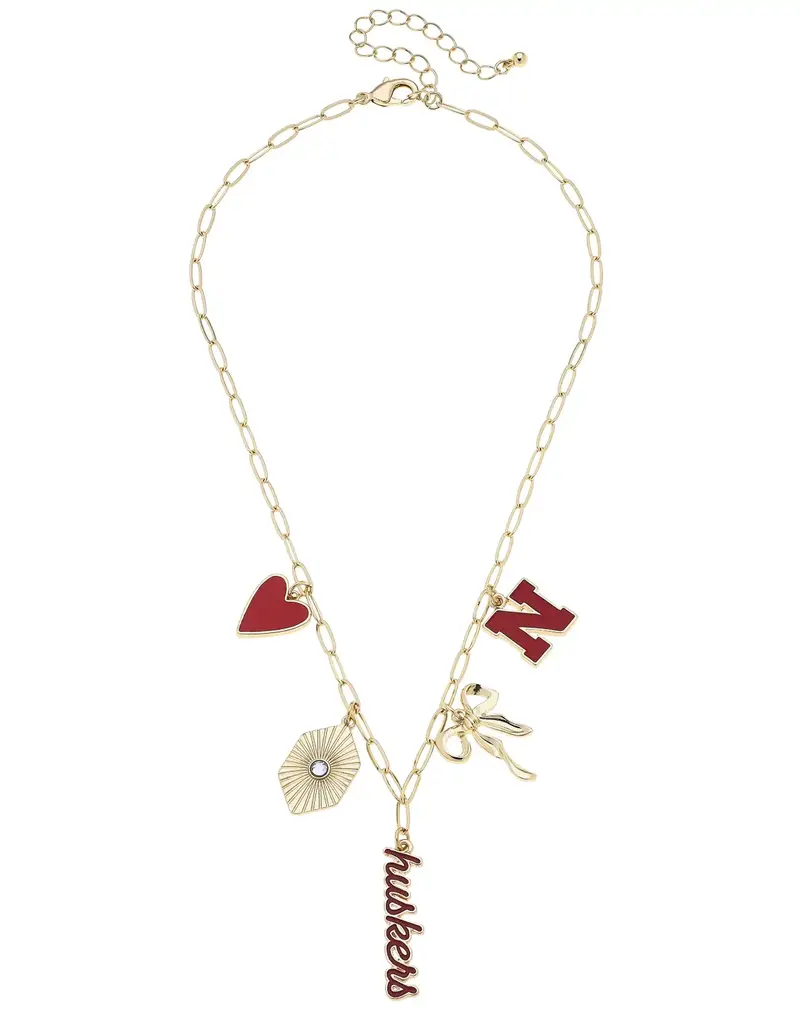 Faire Nebraska Paper Clip Charm Necklace