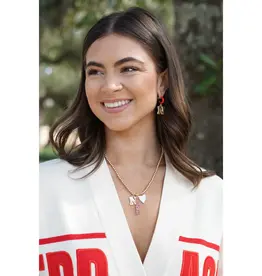 Faire Nebraska Ball Bead Charm Necklace