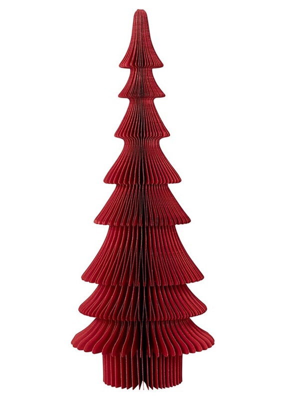 509 Broadway Paper Tree Siberian Fir 14" Deep Red