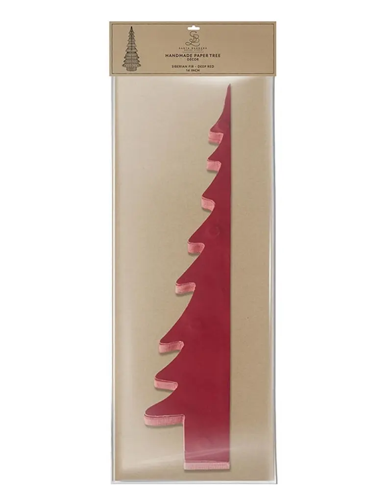 509 Broadway Paper Tree Siberian Fir 14" Deep Red