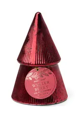 509 Broadway Ribbed Mercury Tacked Tree Candle