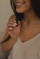 Dear Heart Do Not Worry Mini Tag Necklace