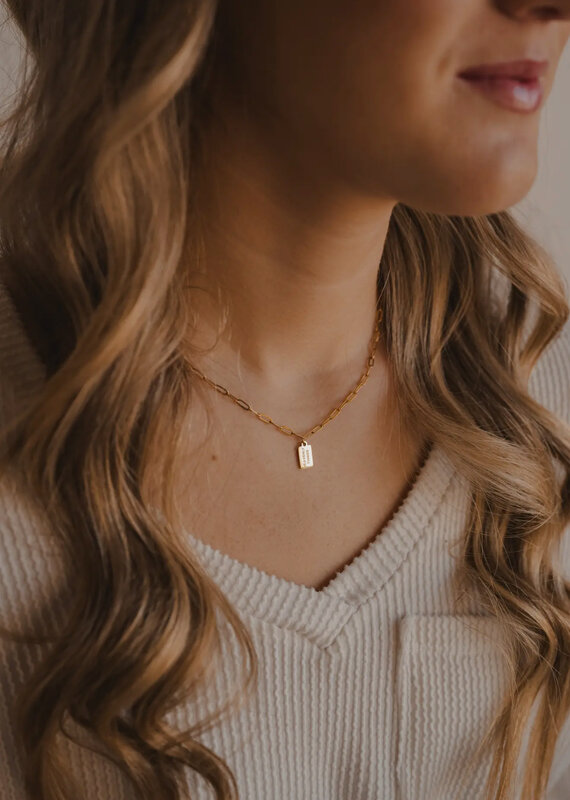 Dear Heart Heavenly Things Mini Tag Necklace