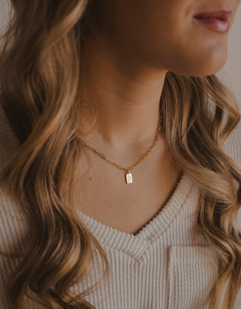 Dear Heart Heavenly Things Mini Tag Necklace