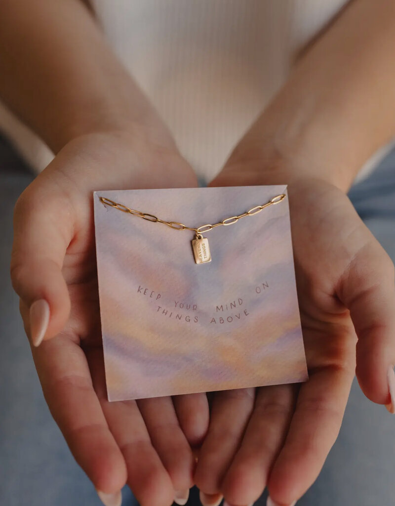 Dear Heart Heavenly Things Mini Tag Necklace