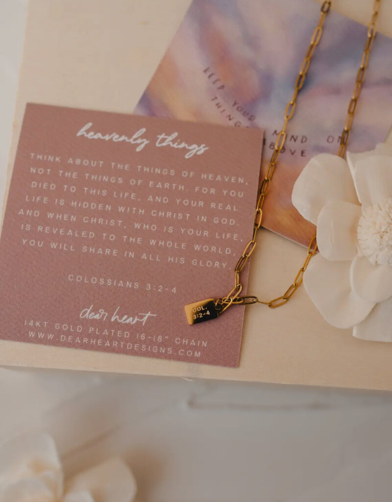 Dear Heart Heavenly Things Mini Tag Necklace
