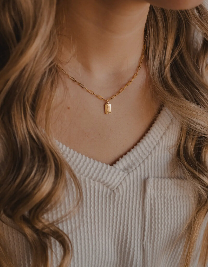 Dear Heart Heavenly Things Mini Tag Necklace