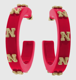 509 Broadway Nebraska Cornhuskers Resin Logo Hoop