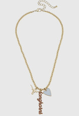 509 Broadway Texas Longhorns Ball Bead Charm Necklace