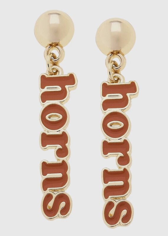 509 Broadway Horns Earring