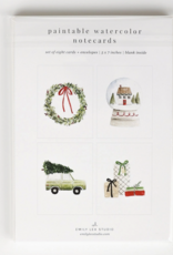 Emily Lex Studio Christmas Cheer Paintable Notecard