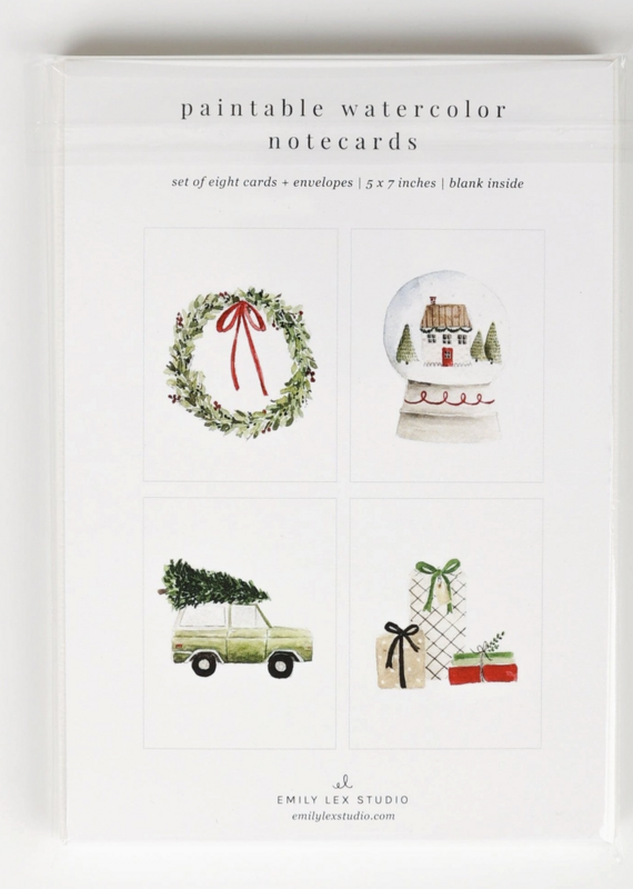 Emily Lex Studio Christmas Cheer Paintable Notecard