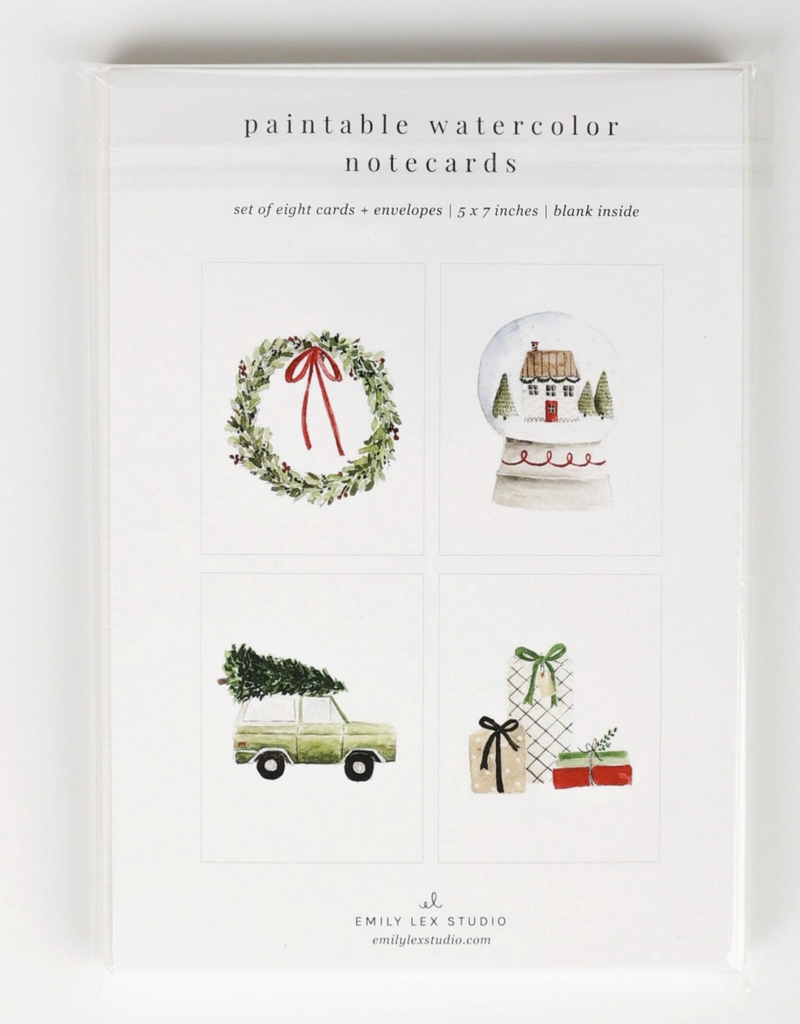 Emily Lex Studio Christmas Cheer Paintable Notecard