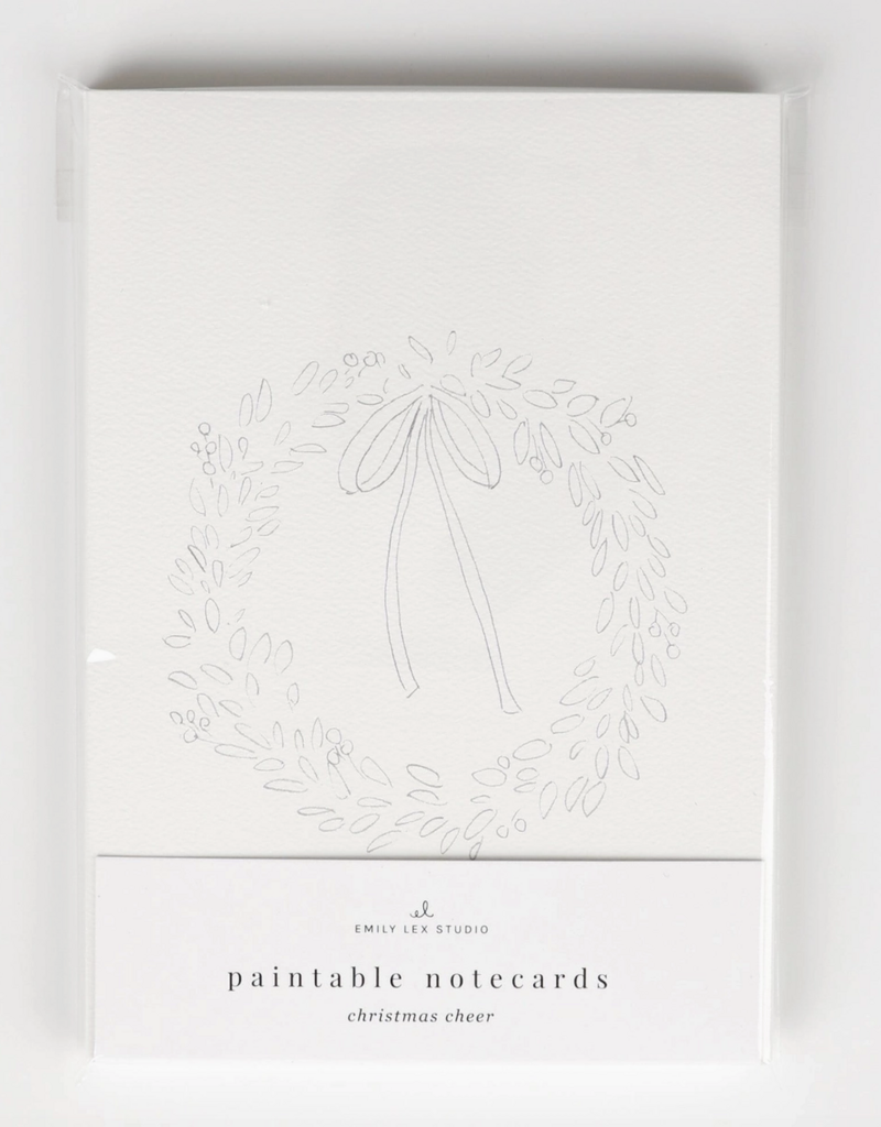 Emily Lex Studio Christmas Cheer Paintable Notecard