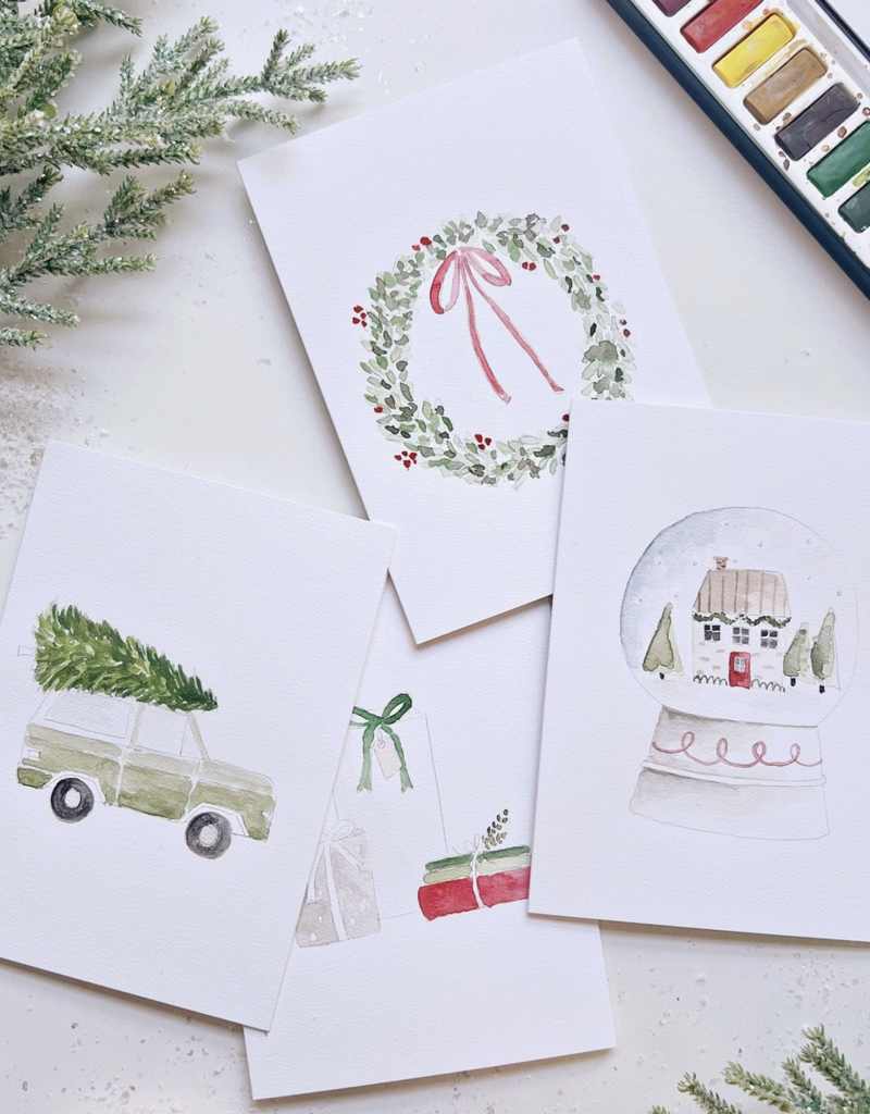 Emily Lex Studio Christmas Cheer Paintable Notecard