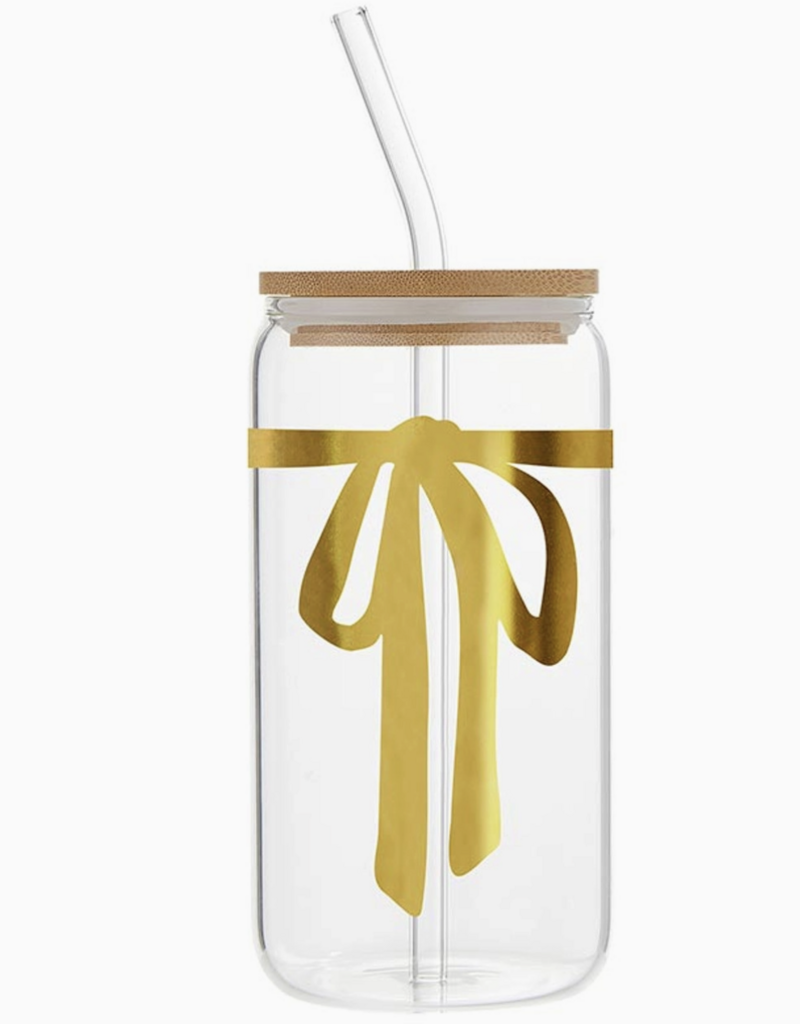 509 Broadway Cold Brew Tumbler- Gold Bow