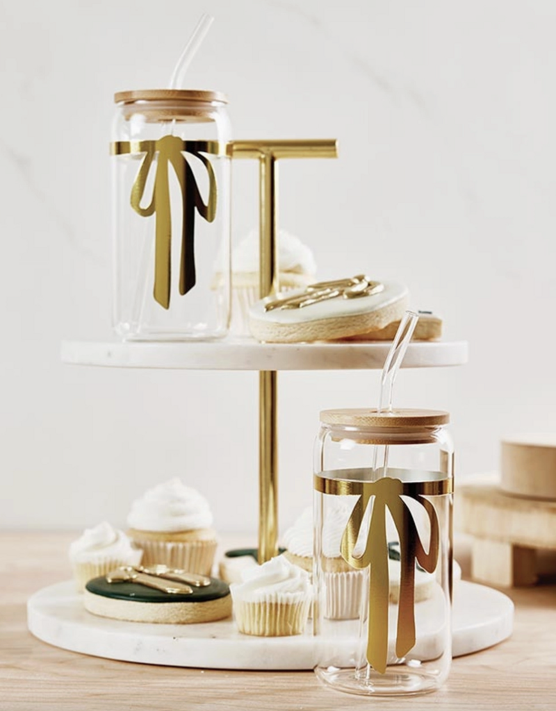 509 Broadway Cold Brew Tumbler- Gold Bow