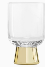 509 Broadway Gold Modern Wine Glass