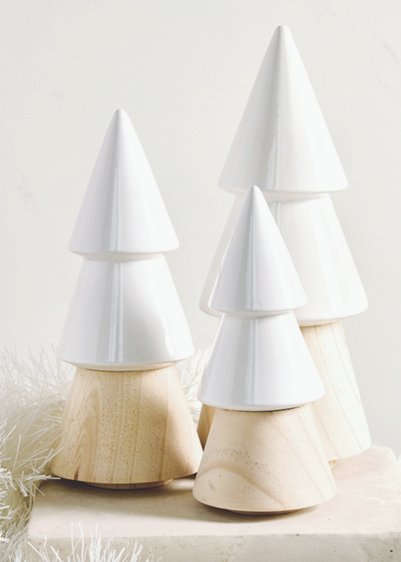 509 Broadway Set of 3 Wood Trees