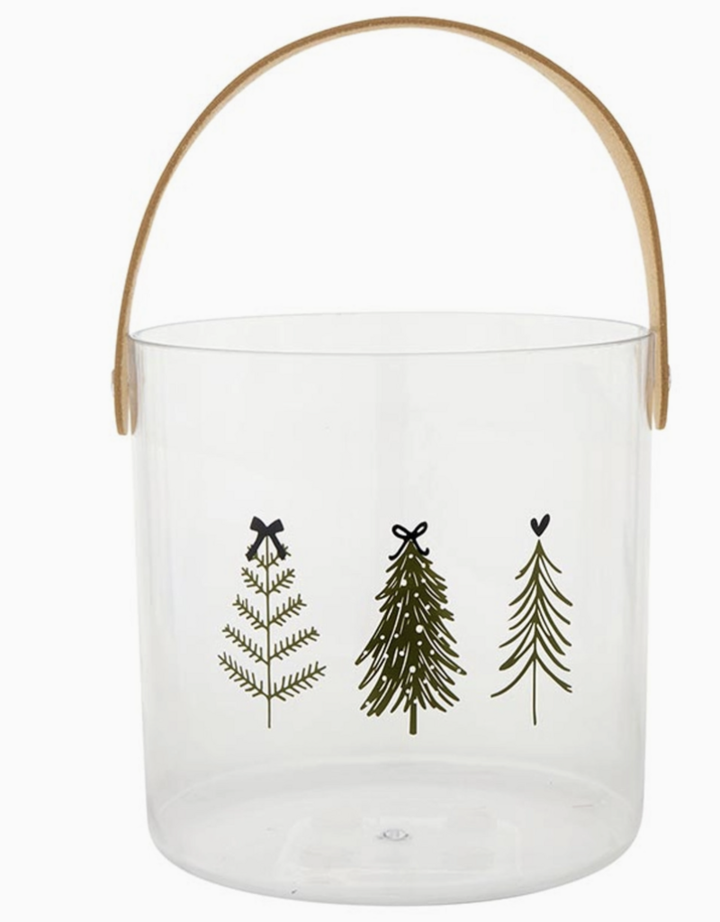 509 Broadway Acrylic Ice Bucket- Trees